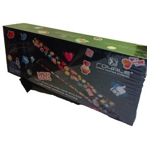 Royale Genius Heating Element 1.25” Pure Ceramic Plates Emoji Styling NIBS